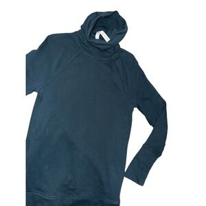 Lululemon To‎ You Tunics 8 Pockets Submarine Blue Sweater Women's  High Neck